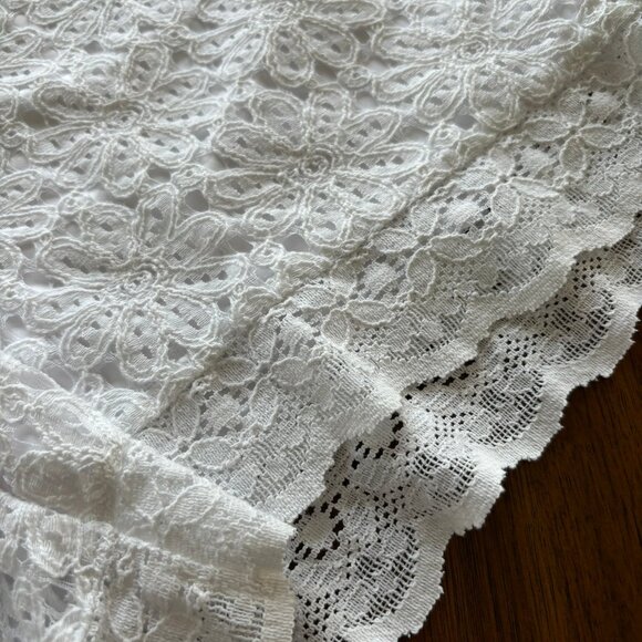 White Lace Shorts, Sz S - Picture 2 of 6